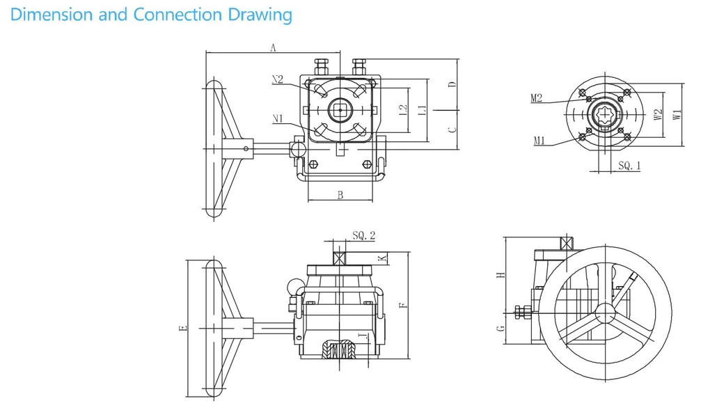 Dimension and Connection Drawing Dimension and Connection Drawing