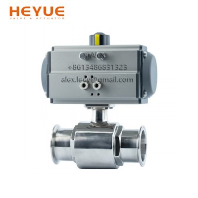 Pneimatiskais sanitārais lodveida vārsts